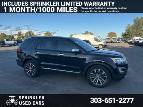 2017 Ford Explorer for sale at Sprinkler Used Cars in Longmont CO