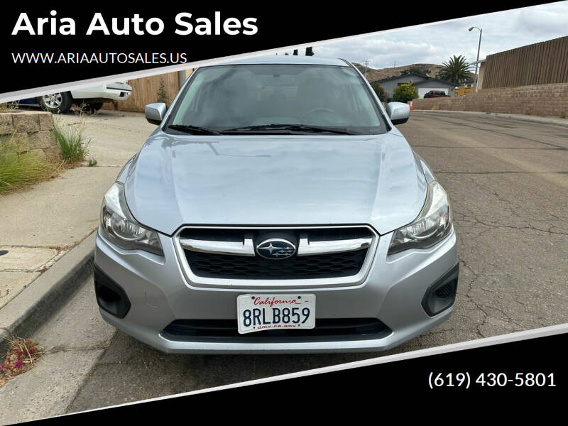 2013 Subaru Impreza for sale at Aria Auto Sales in San Diego CA