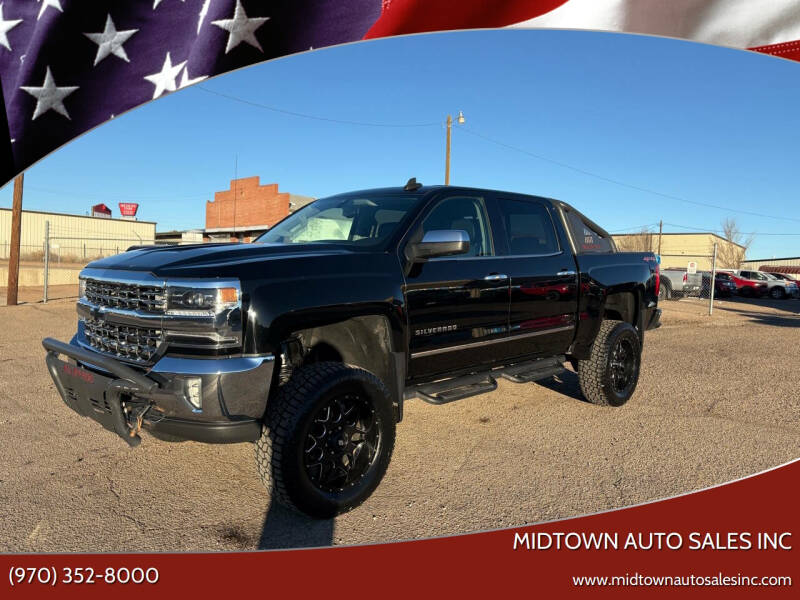 2016 Chevrolet Silverado 1500 for sale at MIDTOWN AUTO SALES INC in Greeley CO