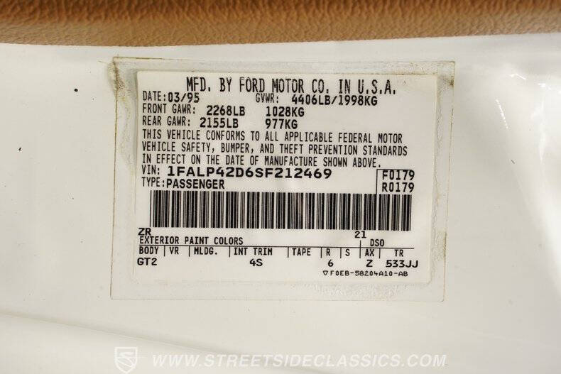 1995 Ford Mustang SVT Cobra