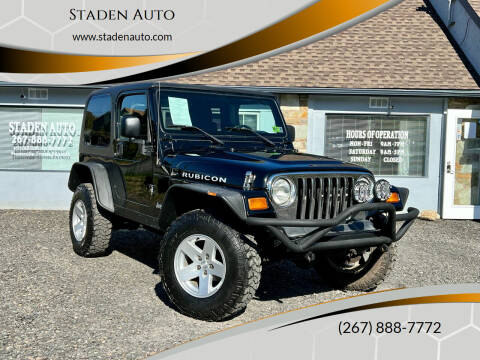 2006 Jeep Wrangler for sale at Staden Auto in Feasterville Trevose PA