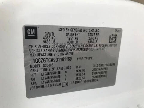 2013 Chevrolet Express 3500