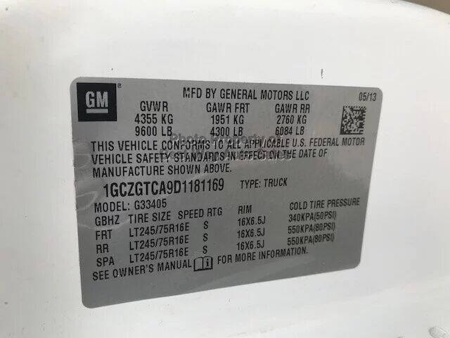 2013 Chevrolet Express 3500