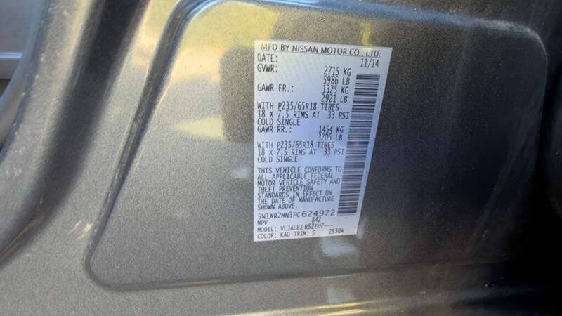 2015 Nissan Pathfinder SV