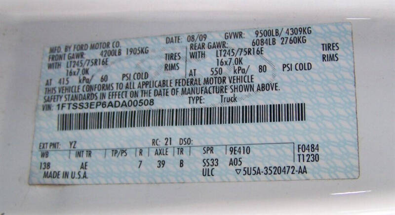 2010 Ford E-Series E-350 SD