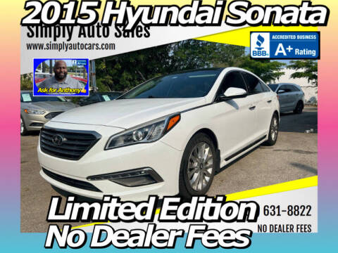 2015 Hyundai Sonata for sale at Simply Auto Sales in Palm Beach Gardens FL