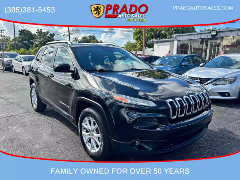 2015 Jeep Cherokee for sale at Prado Auto Sales in Miami FL