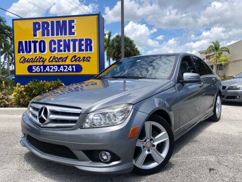 2010 Mercedes-Benz C-Class for sale at PRIME AUTO CENTER in Palm Springs FL