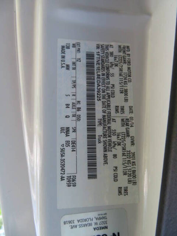 2014 Ford E-Series E-150