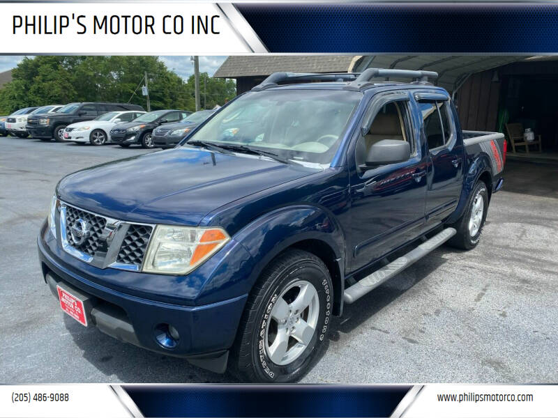 2008 Nissan Frontier for sale at PHILIP'S MOTOR CO INC in Haleyville AL