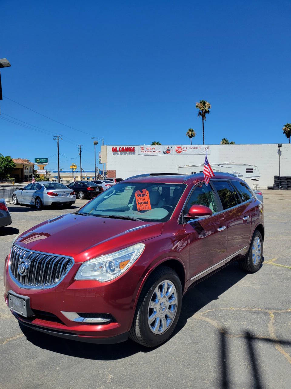 Dk. Red 2017 Buick Enclave Leather Leather 4dr Crossover 1