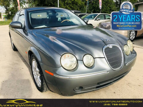 2005 Jaguar S-Type for sale at LUXURY UNLIMITED AUTO SALES in San Antonio TX