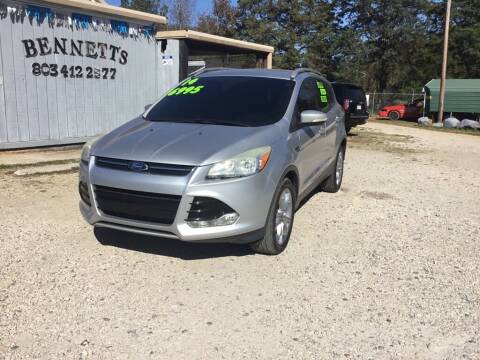 2014 Ford Escape for sale at Bennett Etc. in Richburg SC