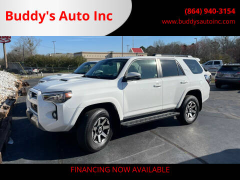 2020 Toyota 4Runner for sale at Buddy's Auto Inc in Pendleton SC