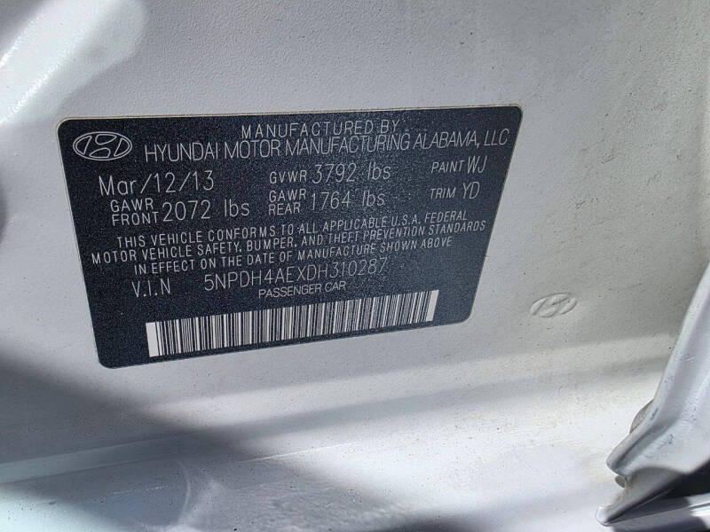 2013 Hyundai Elantra GLS