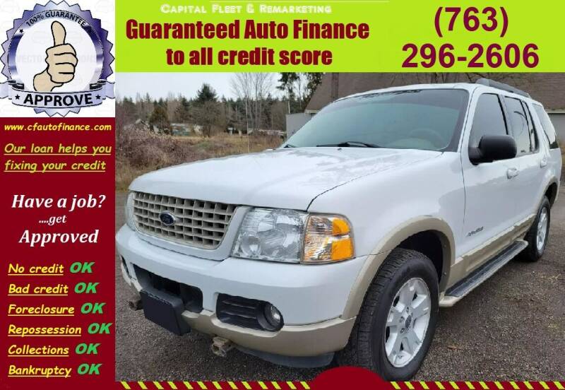 2004 Ford Explorer for sale at Capital Fleet  & Remarketing  Auto Finance in Columbia Heights MN