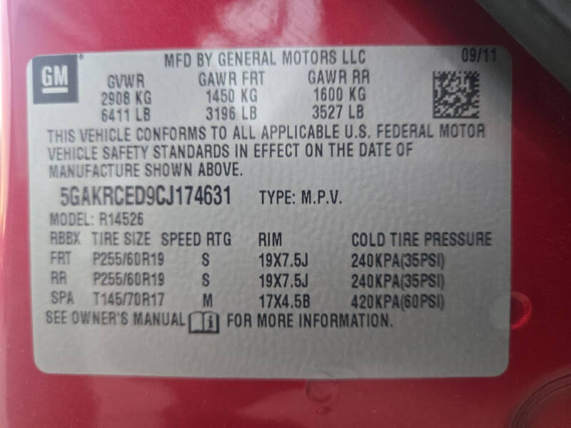 2012 Buick Enclave Leather