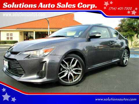 2016 Scion tC for sale at Solutions Auto Sales Corp. in Orange CA