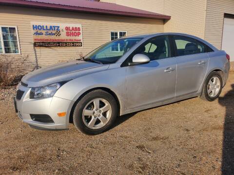 2013 Chevrolet Cruze for sale at Hollatz Auto Sales in Parkers Prairie MN