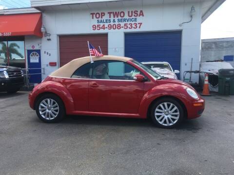 2009 Volkswagen New Beetle for sale at TOP TWO USA INC in Oakland Park FL