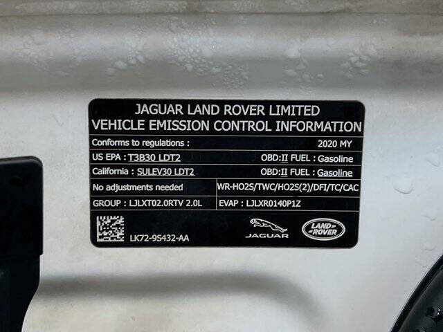 2020 Land Rover Range Rover Evoque S