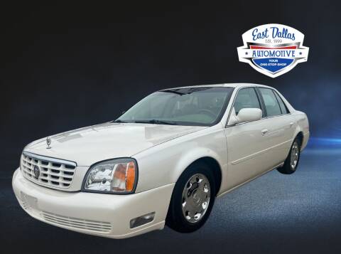 2002 Cadillac DeVille for sale at East Dallas Automotive in Dallas TX