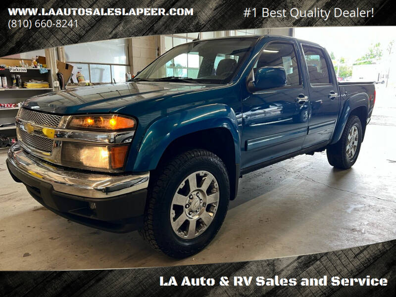 2012 Chevrolet Colorado for sale at LA Auto & RV Sales and Service in Lapeer MI
