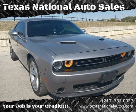 2015 Dodge Challenger for sale at Texas National Auto Sales in San Antonio TX