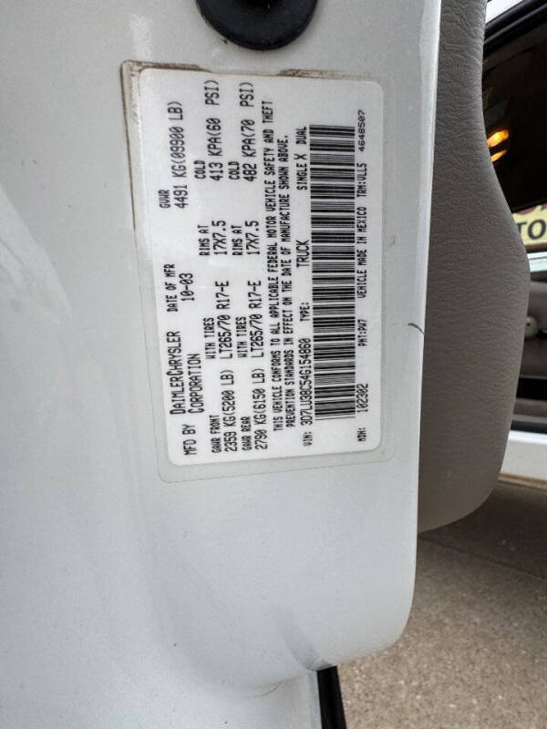 2004 Dodge Ram 3500 SLT