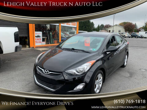 2013 Hyundai Elantra for sale at Lehigh Valley Truck n Auto LLC. in Schnecksville PA