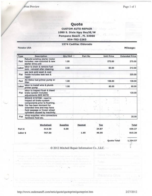 1960 Cadillac Eldorado