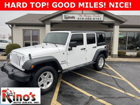 2012 Jeep Wrangler Unlimited for sale at Rino's Auto Sales in Celina OH