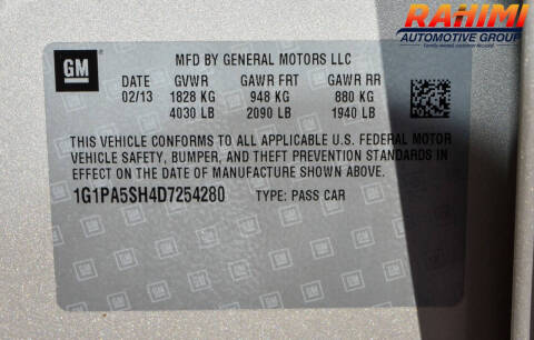 2013 Chevrolet Cruze LS Auto