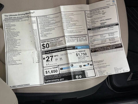 2022 BMW 2 Series 228i xDrive Gran Coupe