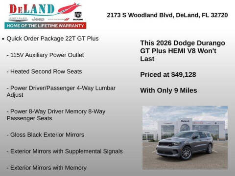 2026 Dodge Durango GT HEMI Plus
