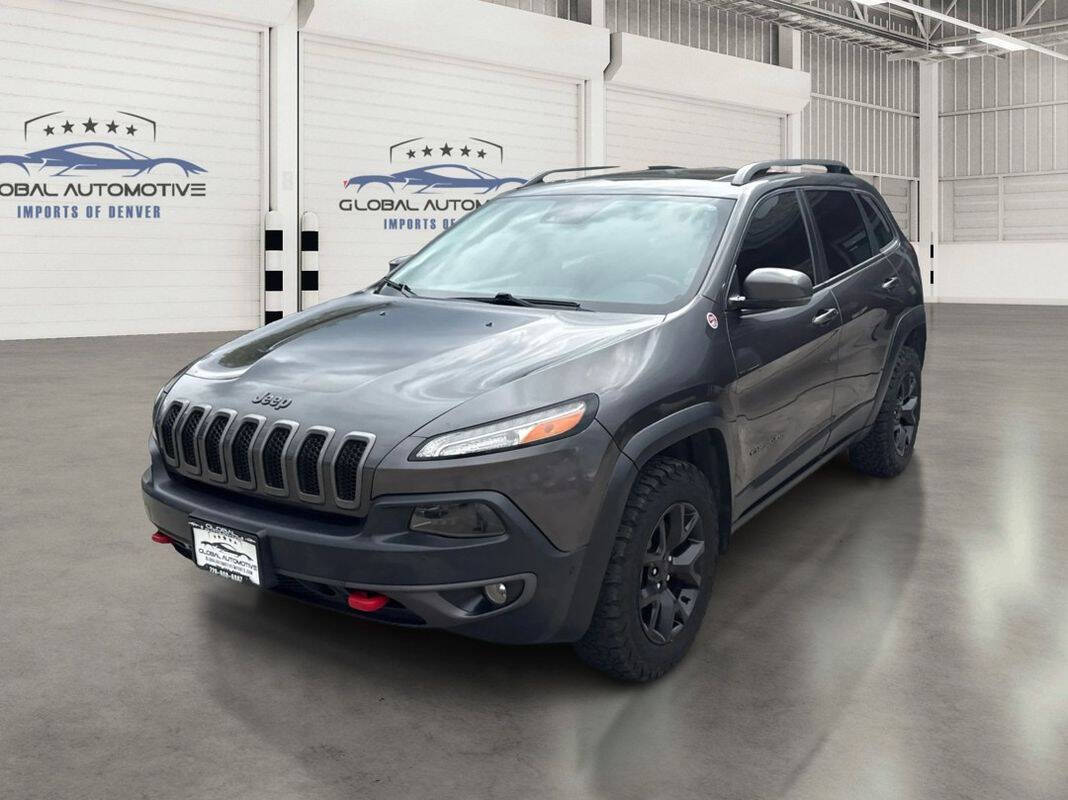 Gray 2017 Jeep Cherokee Trailhawk L Plus 4x4 Trailhawk L Plus 4dr SUV 1