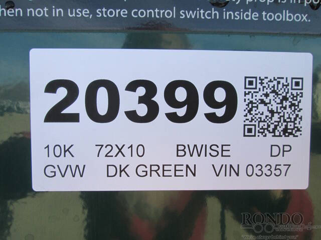 2026 BWISE Dump DTR610LP-10-D