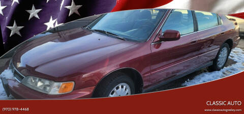 1996 Honda Accord for sale at Classic Auto in Greeley CO