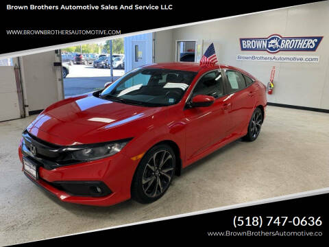 2020 Honda Civic for sale at Brown Brothers Automotive Sales And Service LLC in Hudson Falls NY