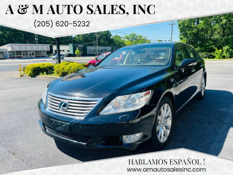 2011 Lexus LS 460 for sale at A & M Auto Sales, Inc in Alabaster AL
