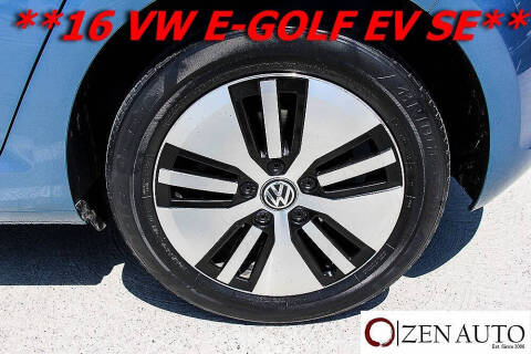 2016 Volkswagen e-Golf SE