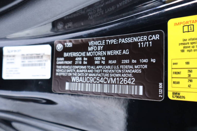 2012 BMW 1 Series 135i