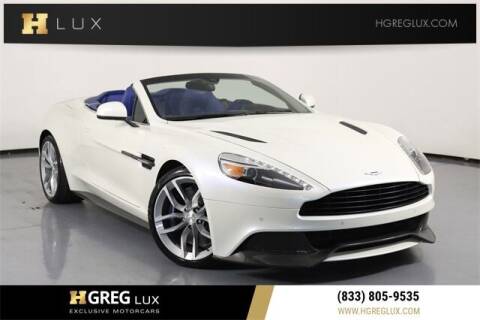 2015 Aston Martin Vanquish for sale at HGREG LUX EXCLUSIVE MOTORCARS in Pompano Beach FL