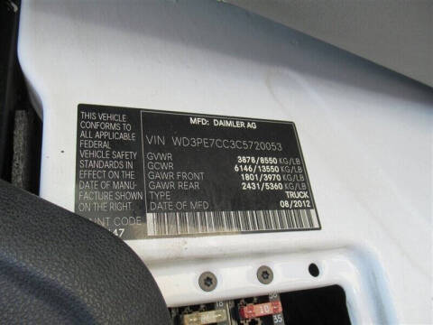 2012 Mercedes-Benz Sprinter 2500