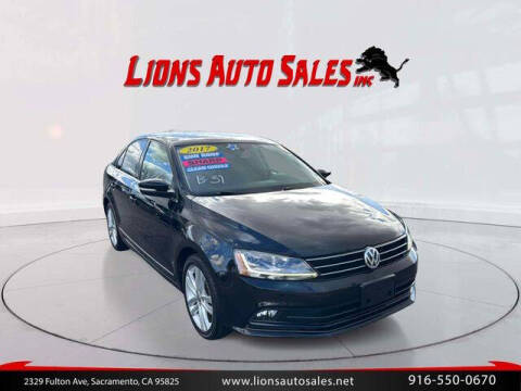 2017 Volkswagen Jetta for sale at LIONS AUTO SALES in Sacramento CA