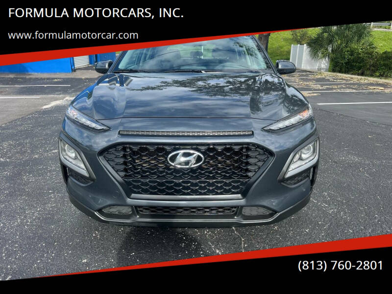 2021 Hyundai Kona for sale at FORMULA MOTORCARS, INC. in Tampa FL