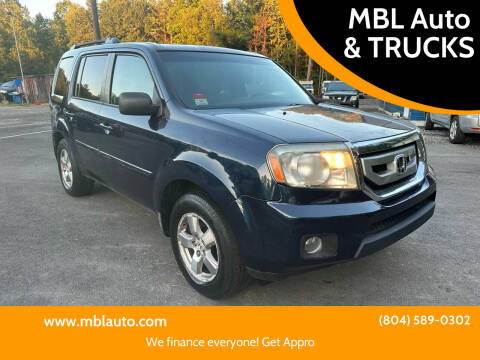 2010 Honda Pilot for sale at MBL Auto & TRUCKS in Woodford VA