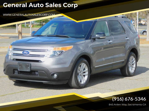 2013 Ford Explorer for sale at General Auto Sales Corp in Sacramento CA