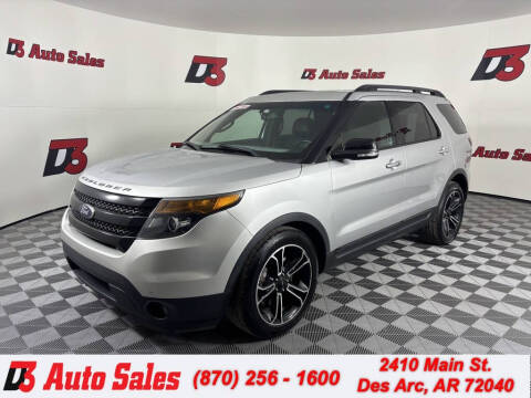 2014 Ford Explorer for sale at D3 Auto Sales in Des Arc AR