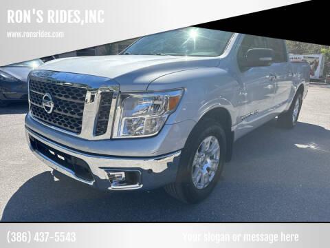 2018 Nissan Titan for sale at RON'S RIDES,INC in Bunnell FL